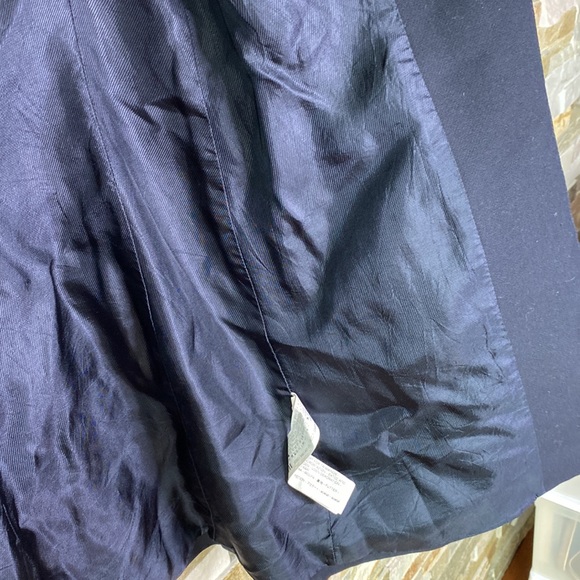 Cute classy Zara dark blue Coat size small - Picture 4 of 6
